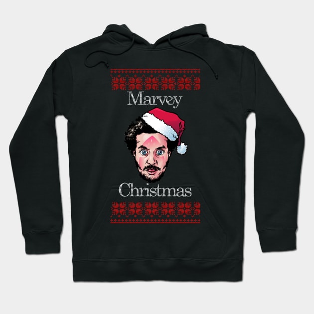 Marvey Christmas Hoodie by geekingoutfitters